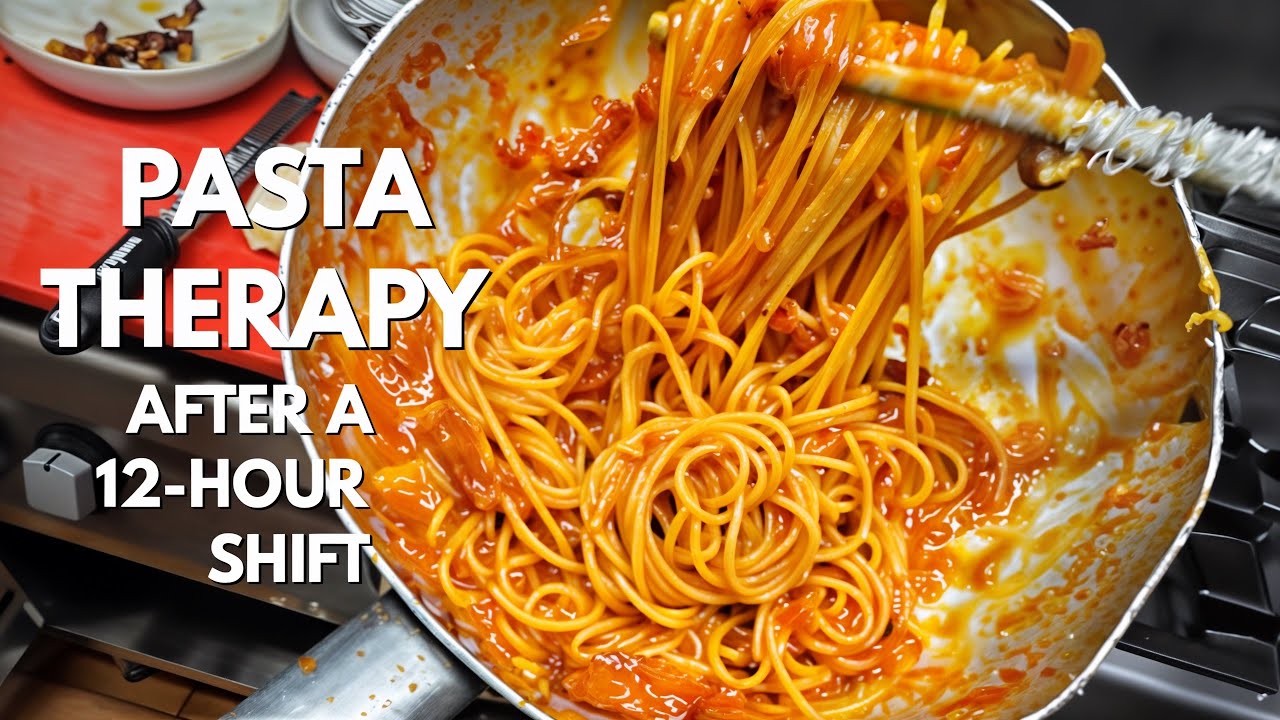 PASTA THERAPY After a 12-Hour Shift