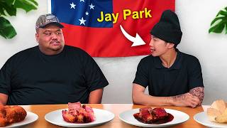 Korean Tries Samoan Food for the First Time...