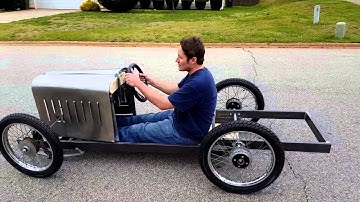 The first downhill roll! Amilcar cyclekart test run #becausecyclekart