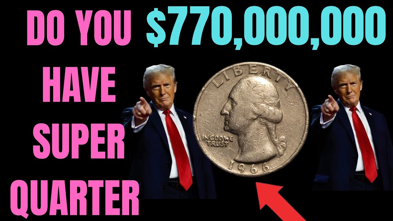 Эти миллионные монеты достоинством в четверть доллара 1966 года выпуска с ошибками — есть ли у ва...