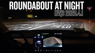 Will Autopilot Take A Roundabout At Night? (HW3 2020.4.1)