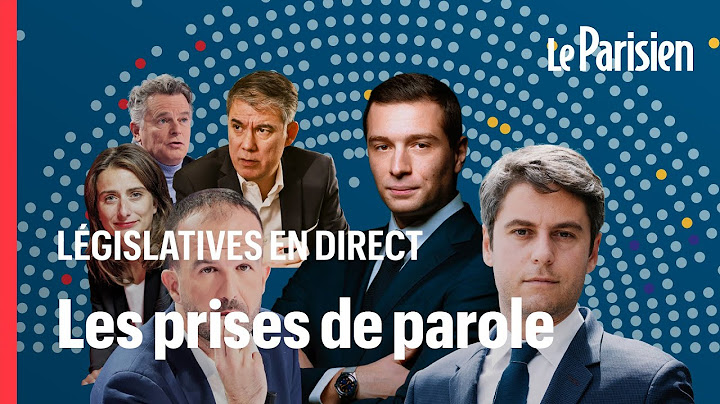 🔴 EN DIRECT - Législatives, suivez les prises de parole de la soirée du 1er tour