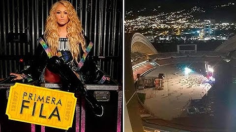 Paulina Rubio ofrece concierto en estadio casi vacío de Costa Rica