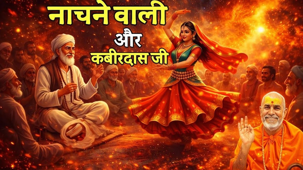 नाचने वाली और कबीरदास जी 😄 | हास्य कथा | Swami Rajeshwaranand Ji Maharaj | Kabir Das Ji Prasang