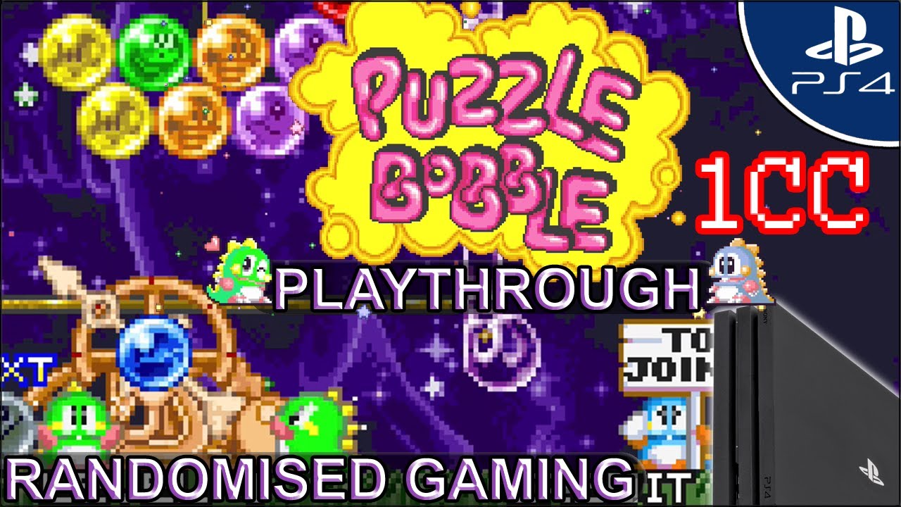 Puzzle Bobble - PlayStation 4 - ACA Arcade NEO GEO Playthrough 1CC Attract - YouTube