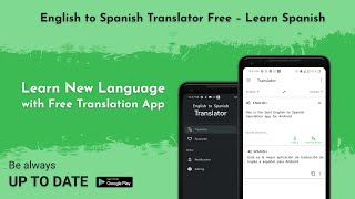 English to Spanish Translator Free - Learn Spanish screenshot 2