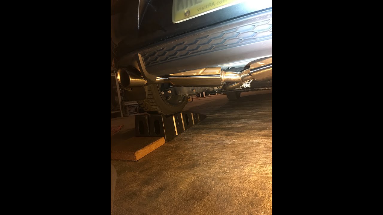 MK7 GTI Rev9 Exhaust w/ Mufflers sound clips - YouTube