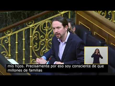 Pablo Iglesias: "Tengo mucha suerte por tener jardín para sacar a mis hijos"