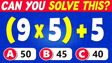 Can You Pass This Grade 6 Math Quiz? ➕➖ (Easy to IMPOSSIBLE) ✖️➗🧠