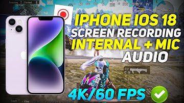 HOW TO SCREEN RECORD ON IPHONE IOS 18 IN 4K QUALITY 🔥 IPHONE SCREEN RECORDING BEST SETTINGS