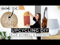 DIY UPCYCLING IDEEN: Designer Lampe für 12€, Boho Wanddeko & IKEA HACK Lampe | DIY MAMIS #IKEAHACK