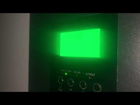 Changing the bulk, and float charging values in a mpp solar LV6048