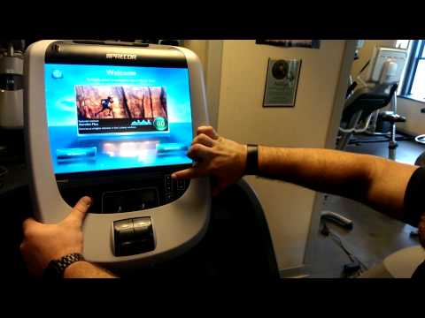 How to program the Precor TVs.