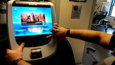 How to program the Precor TVs.