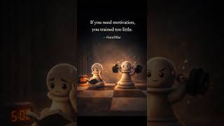 Your Hesitation Says You Haven't Trained Enough #chess #mindset #discipline