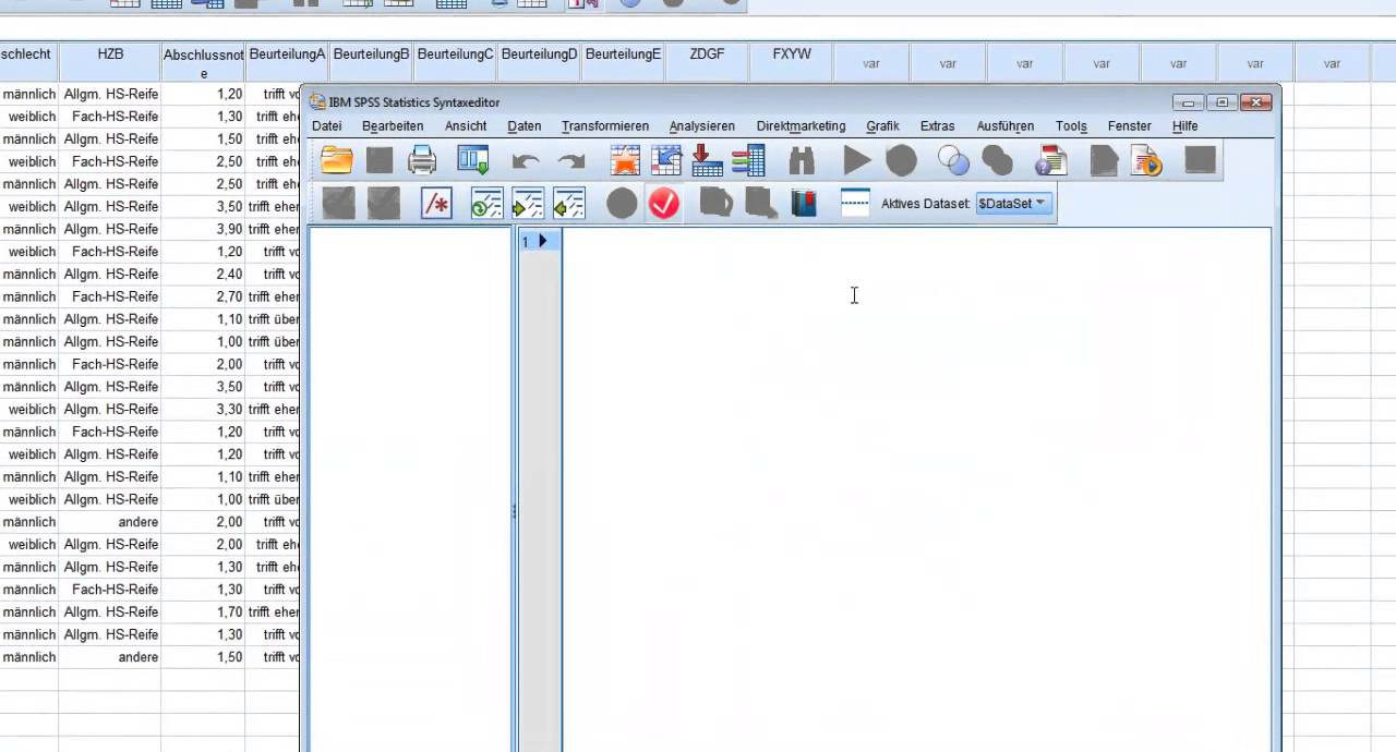 SPSS Mittelwerte - YouTube