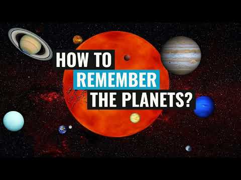 Video: Hoe Planeten Te Onthouden?