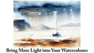 How to Bring More Light into Your Watercolour Landscapes | A Peaceful Coastal Scene in Loose Style by Anastasia Mily - Watercolour Art 7,419 views 6 months ago 16 minutes