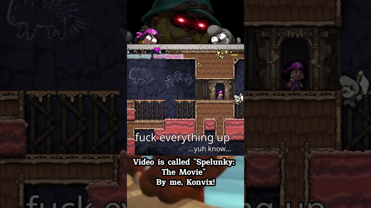 We did it! We beat the game! #shorts #spelunky2