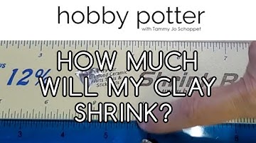 How Much Will My Clay Shrink? - Diamond Core Shrink Ruler