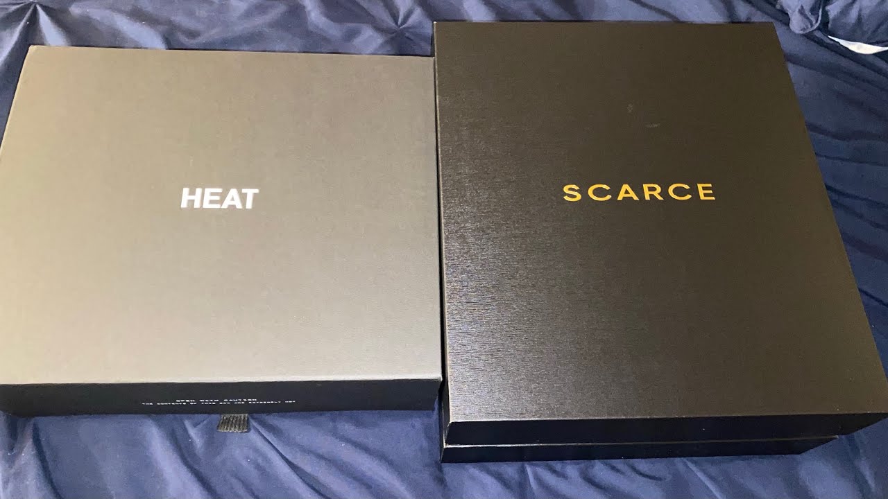 UNBOXING AND COMPARING HEAT & SCARCE MYSTERY BOXES 