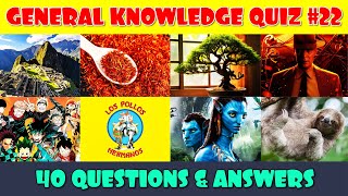 General Knowledge Trivia Quiz (Part 22)
