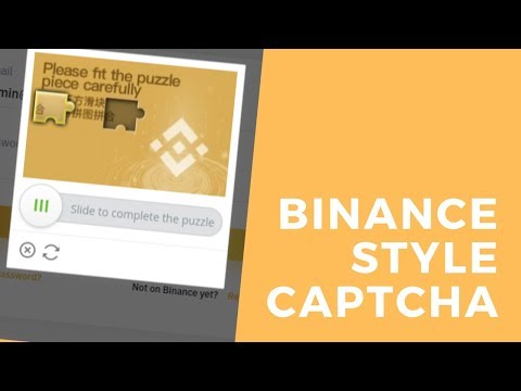 Binance Style Captcha Script