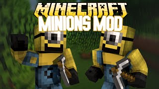 Minecraft: MINIONS MOD Spotlight 1.7.2! (Minecraft Mod Showcase)