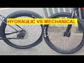 Mechanical VS Tektro Hydraulic Disc Brakes - What Is Better? Stopping Power Test at 10mph