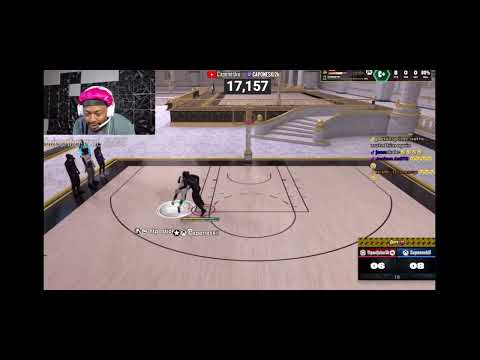 I PULLED UP ON @caponeskii ON MY DEMI GOD 6ft6 post scoring build 