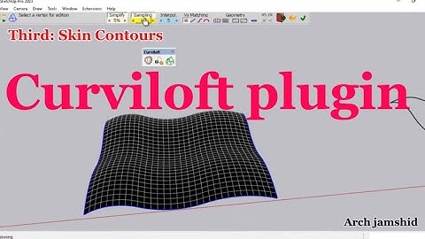 How to Use Curviloft Plugin in SketchUp: Full Tutorial with Tips & Tricks!#sketchupplugins #sketchup