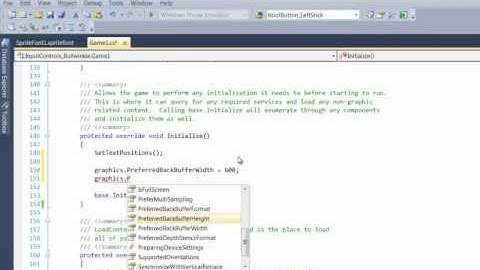 XNA 4 Course I Ch 08 05 SetTextStringPositions