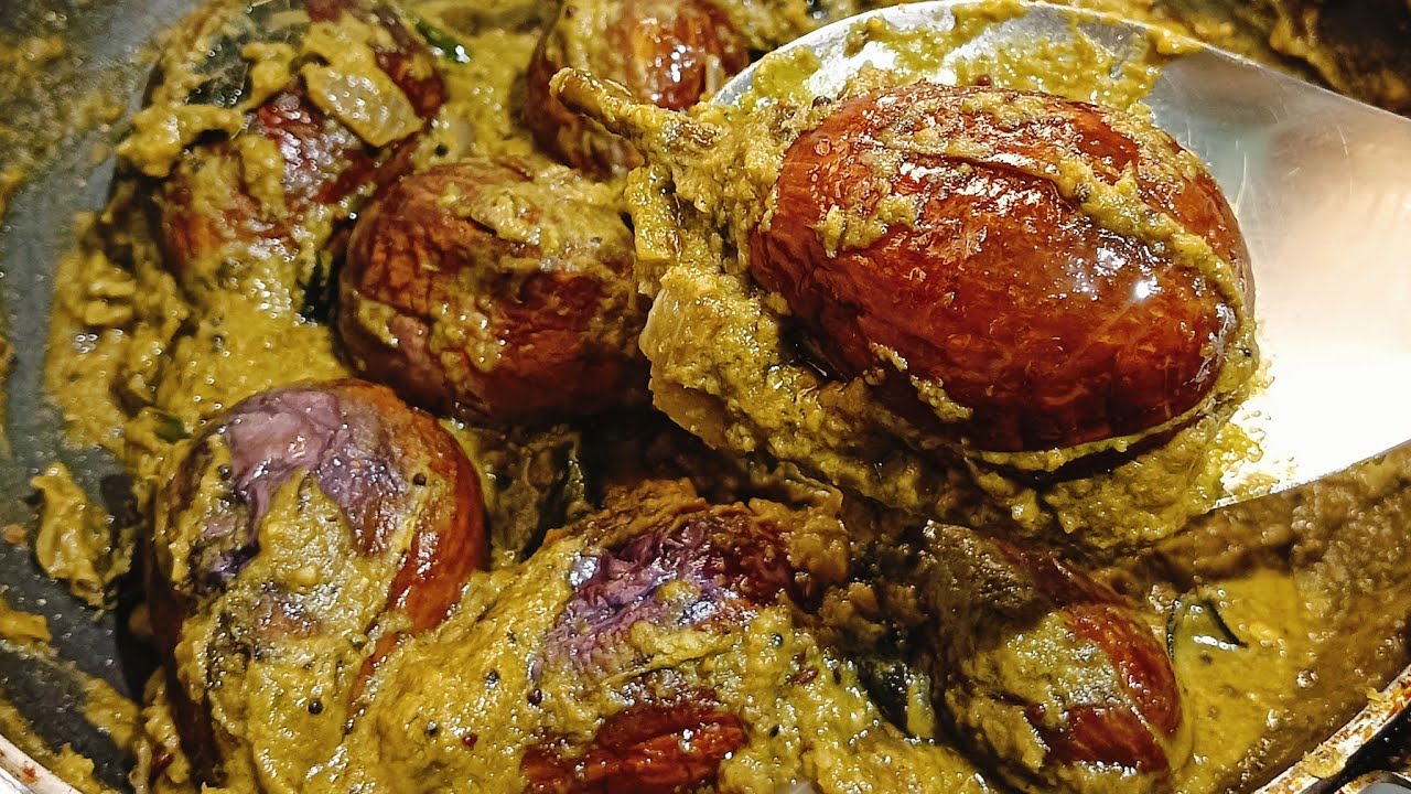 ಆಂಧ್ರ ಶೈಲಿಯ ಬದನೆಕಾಯಿ ಗ್ರೀನ್ ಮಸಾಲ ಕರಿ ಚಪಾತಿ ರೊಟ್ಟಿ ದೋಸೆ ಗೆಲ್ಲ ಸೂಪರ್ ಆಗಿರೋ ಕಾಂಬಿನೇಷನ್ 