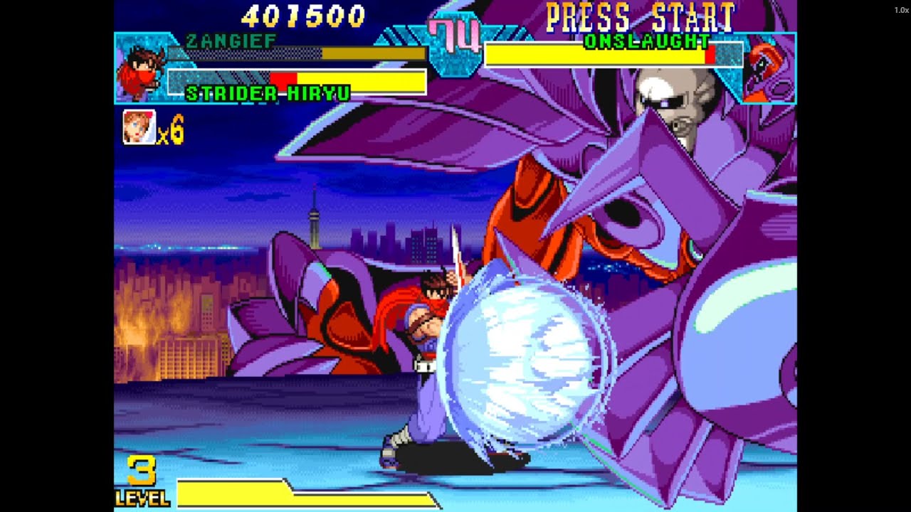 STRIDER HIRYU & ZANGIEF — Speed and Strength Unite! | Marvel vs Capcom: Clash of Super Heroes