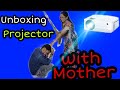 Amma tho unboxing|Telugu unboxing|Best|Egate i9 projector,Part-1