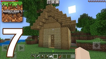 Minecraft: Pocket Edition Part 7 - Gameplay Walkthrough - New Update 1.19 House build (Android,iOS)