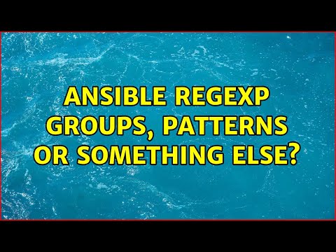 Ansible Regexp groups,