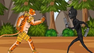Chindgaku Vs Cartoon Cat Qoqo Animation Recreate -Mation