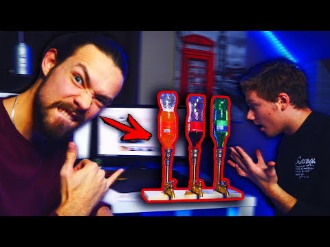 DIY! АВТОМАТ ДЛЯ ГАЗИРОВОК СВОИМИ РУКАМИ! КОЛА, ФАНТА, СПРАЙТ!