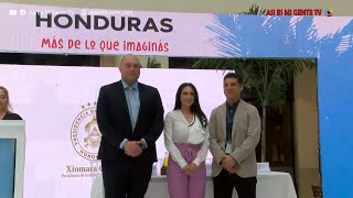 Conferencia de prensa por parte del Instituto Hondureño de Turismo, en El Salvador