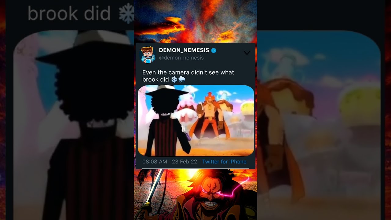 Brook Coldest Moment In One Piece 