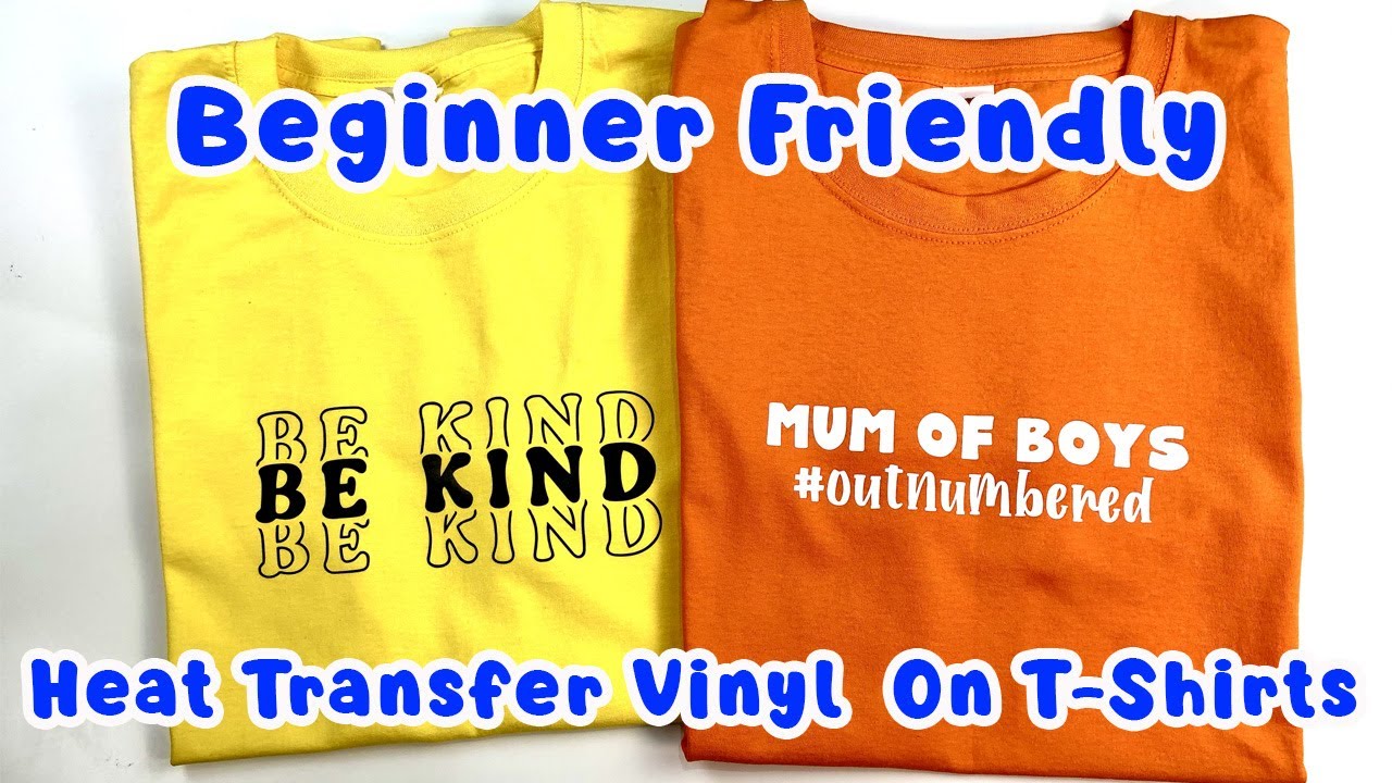 Your complete guide to T-shirt vinyl  Heat transfer vinyl shirts, T shirt  diy, Heat transfer vinyl tutorial