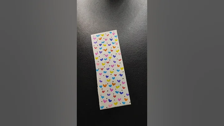 Multi colour heart ❤️🧡🩵💜🩷 bookmark 🔖