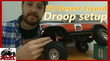 Yeah Racing Desert Lizard shocks - How to Setup & tune to run droop