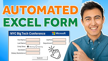 EASILY Make an Automated Data Entry Form in Excel