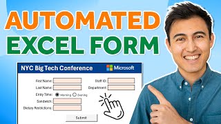 EASILY Make an Automated Data Entry Form in Excel screenshot 3