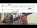 back number - 信者よ盲目であれ ベース弾いてみた tabあり