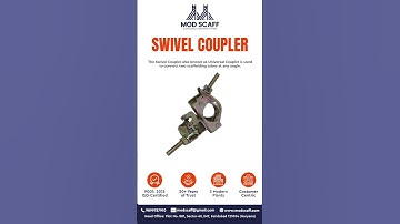 Discover the versatility of the Swivel Coupler, also known as the Universal Coupler! 🔄 #formwork