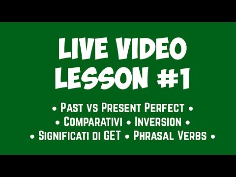 Live Video Lesson #1 - 1/7/19