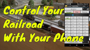 Control Your Model Railroad From your Phone!
